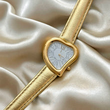 Load image into Gallery viewer, VINTAGE YSL GOLD LEATHER WATCH