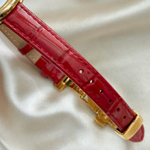 Load image into Gallery viewer, VINTAGE CARTIER RED LEATHER WATCH
