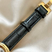 Load image into Gallery viewer, VINTAGE CARTIER BLACK LEATHER WATCH - WITH EXTRA STRAP