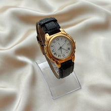 Load image into Gallery viewer, VINTAGE YSL BLACK LEATHER WATCH