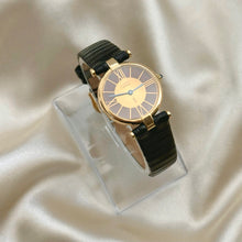 Load image into Gallery viewer, VINTAGE CARTIER BLACK LEATHER WATCH