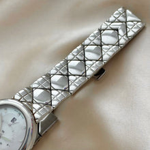 Load image into Gallery viewer, VINTAGE DIOR MOTHER-OF-PEARL CHRONOGRAPH SILVER WATCH
