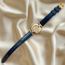 Load image into Gallery viewer, VINTAGE CARTIER BLUE LEATHER WATCH