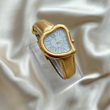 Load image into Gallery viewer, VINTAGE YSL GOLD LEATHER WATCH
