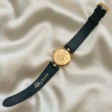 Load image into Gallery viewer, VINTAGE CARTIER DARK BLUE LEATHER WATCH