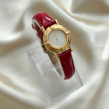 Load image into Gallery viewer, VINTAGE YSL RED LEATHER WATCH