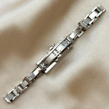 Load image into Gallery viewer, VINTAGE FENDI DIAMOND SILVER DAINTY WATCH