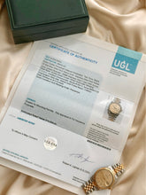 Load image into Gallery viewer, ROLEX DATEJUST 36MM CHAMPAGNE LINEN DIAL UNISEX WATCH