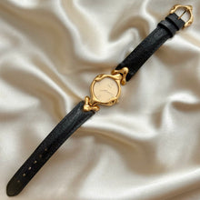 Load image into Gallery viewer, VINTAGE CHLOÉ BLACK LEATHER WATCH