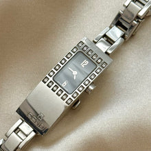 Load image into Gallery viewer, VINTAGE FENDI DIAMOND SILVER DAINTY WATCH