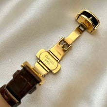 Load image into Gallery viewer, VINTAGE CARTIER BROWN LEATHER WATCH - WITH EXTRA STRAP