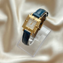 Load image into Gallery viewer, VINTAGE YSL BLUE LEATHER WATCH