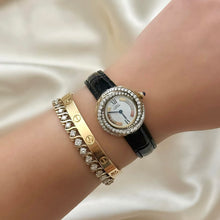 Load image into Gallery viewer, VINTAGE CARTIER REAL DIAMOND WATCH - WITH EXTRA STRAP