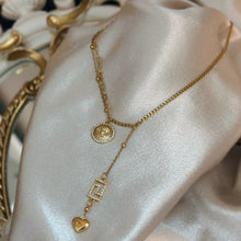 Load image into Gallery viewer, VERSACE MEDUSA LARIAT NECKLACE