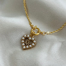 Load image into Gallery viewer, DIOR LUNA ROUND CLASP ROPE CHAIN NECKLACE