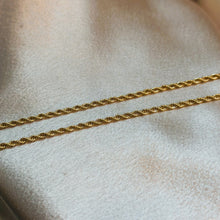 Load image into Gallery viewer, DIOR HEART ROPE CHAIN NECKLACE