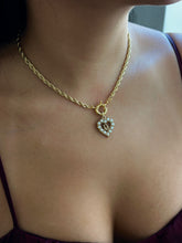 Load image into Gallery viewer, DIOR LUNA ROUND CLASP CHOKER NECKLACE