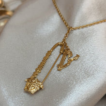 Load image into Gallery viewer, VERSACE LARIAT ROPE CHAIN NECKLACE