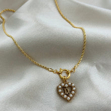 Load image into Gallery viewer, DIOR LUNA ROUND CLASP ROPE CHAIN NECKLACE