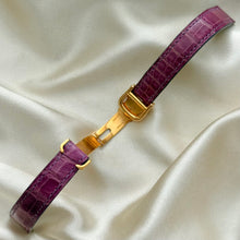 Load image into Gallery viewer, VINTAGE CARTIER BLACK LEATHER WATCH
