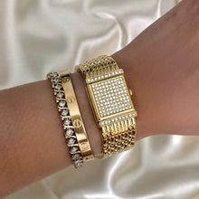 Load image into Gallery viewer, VINTAGE GRUEN DIAMOND MOTHER-OF-PEARL WATCH
