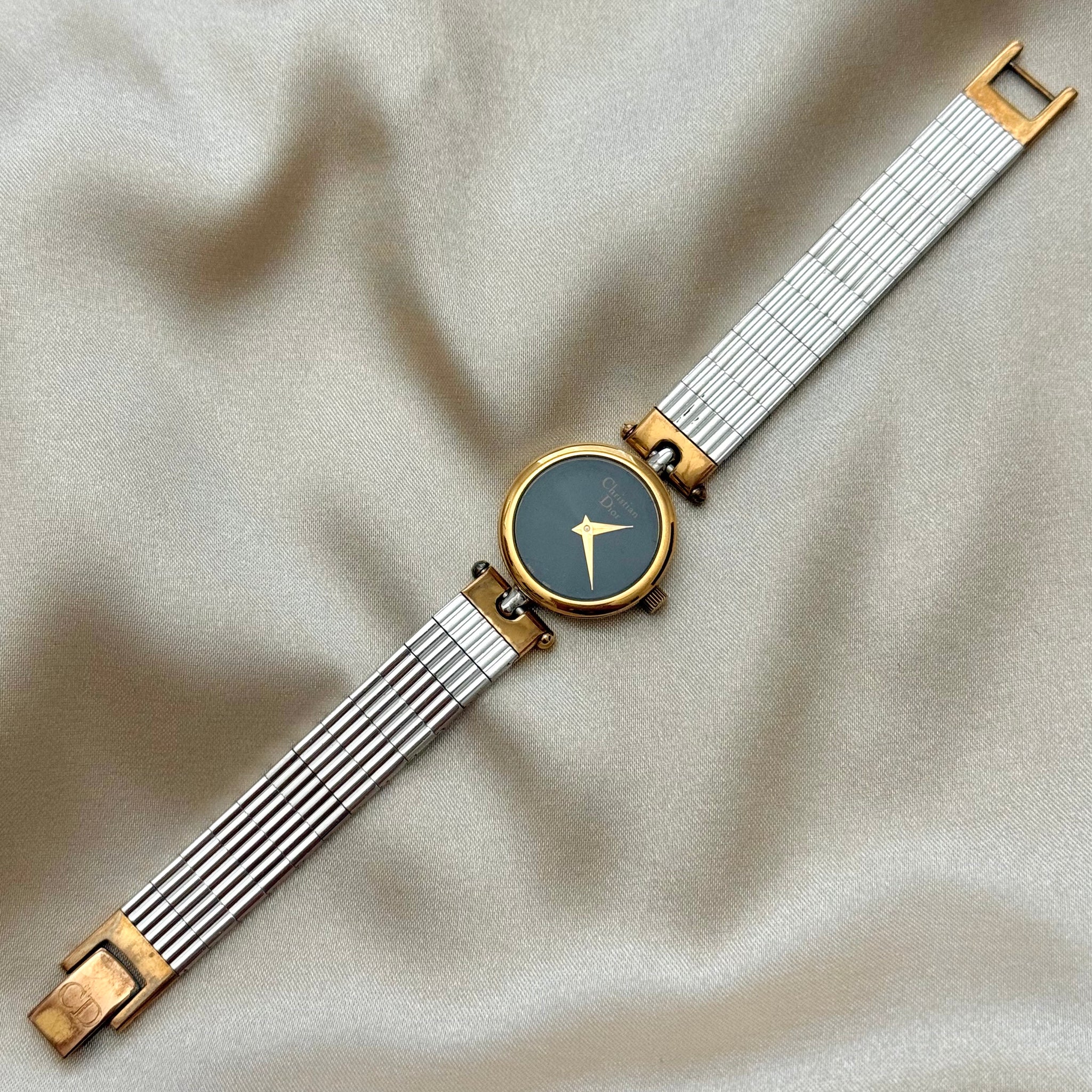 VINTAGE DIOR TWO-TONED WATCH – Panahon Designs