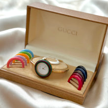 Load image into Gallery viewer, VINTAGE GUCCI PLAY BEZEL WATCH (12 BEZELS)
