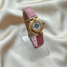 Load image into Gallery viewer, VINTAGE CARTIER PINK LEATHER WATCH
