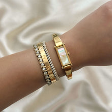 Load image into Gallery viewer, VINTAGE GUCCI MOTHER-OF-PEARL DAINTY WATCH
