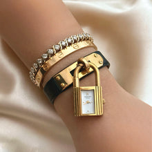 Load image into Gallery viewer, VINTAGE HERMÈS LEATHER WATCH
