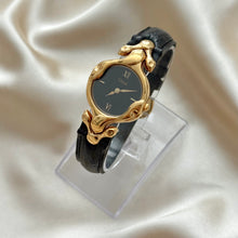 Load image into Gallery viewer, VINTAGE CHLOÉ BLACK LEATHER WATCH
