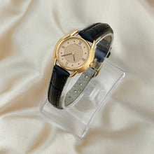 Load image into Gallery viewer, VINTAGE DIOR BLACK LEATHER WATCH
