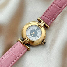 Load image into Gallery viewer, VINTAGE CARTIER PINK LEATHER WATCH
