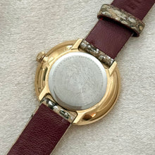 Load image into Gallery viewer, VINTAGE VERSACE SNAKESKIN LEATHER WRAP WATCH
