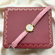 Load image into Gallery viewer, VINTAGE CARTIER PINK LEATHER WATCH
