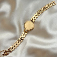 Load image into Gallery viewer, VINTAGE NINA RICCI MOTHER-OF-PEARL &amp; DIAMOND WATCH
