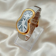 Load image into Gallery viewer, VINTAGE SALVADOR DALI LEATHER WATCH
