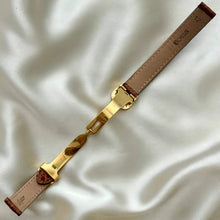 Load image into Gallery viewer, VINTAGE CARTIER BLACK LEATHER WATCH - WITH EXTRA STRAP
