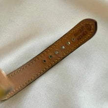 Load image into Gallery viewer, VINTAGE HERMES YELLOW LEATHER WATCH
