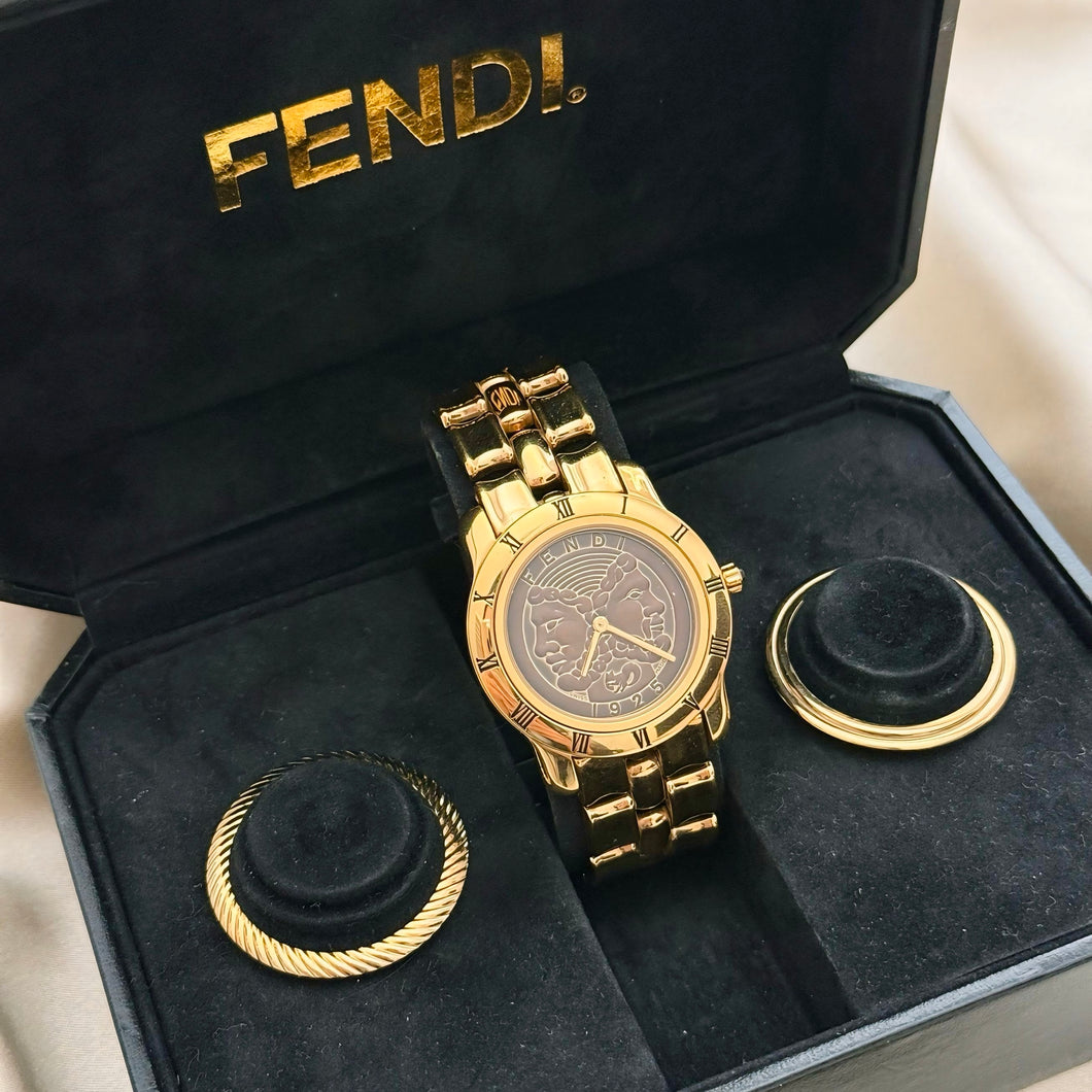 VINTAGE FENDI INTERCHANGEABLE BEZEL WATCH