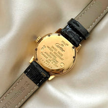 Load image into Gallery viewer, VINTAGE CARTIER BLACK LEATHER WATCH
