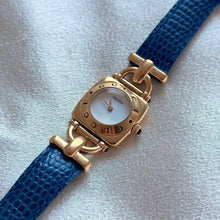 Load image into Gallery viewer, VINTAGE GUCCI BLUE LEATHER WATCH
