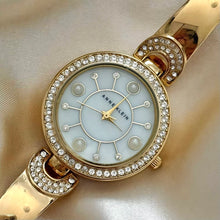 Load image into Gallery viewer, VINTAGE ANNE KLEIN PEARL BANGLE &amp; WATCH SET
