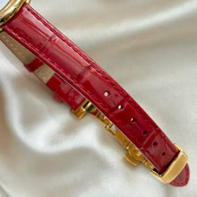Load image into Gallery viewer, VINTAGE CARTIER RED LEATHER WATCH
