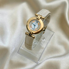 Load image into Gallery viewer, VINTAGE CARTIER BEIGE LEATHER WATCH
