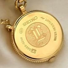 Load image into Gallery viewer, VINTAGE SEIKO BLUE LEATHER WATCH
