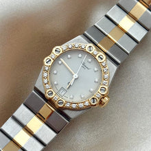 Load image into Gallery viewer, VINTAGE CHOPARD 18K SOLID GOLD &amp; DIAMONDS TWO-TONED WATCH
