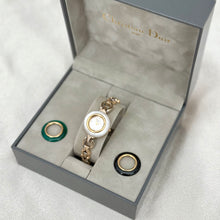Load image into Gallery viewer, VINTAGE DIOR INTERCHANGEABLE BEZEL TWO-TONED WATCH
