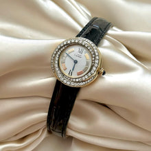 Load image into Gallery viewer, VINTAGE CARTIER REAL DIAMOND WATCH - WITH EXTRA STRAP
