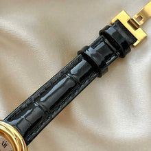 Load image into Gallery viewer, VINTAGE CARTIER BLACK LEATHER WATCH - WITH EXTRA STRAP
